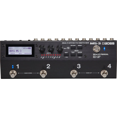 【BOSS】 MS-3 Multi Effects Switcher Boss MS-3 Multi Effects Switcher | Music Experience Online | South