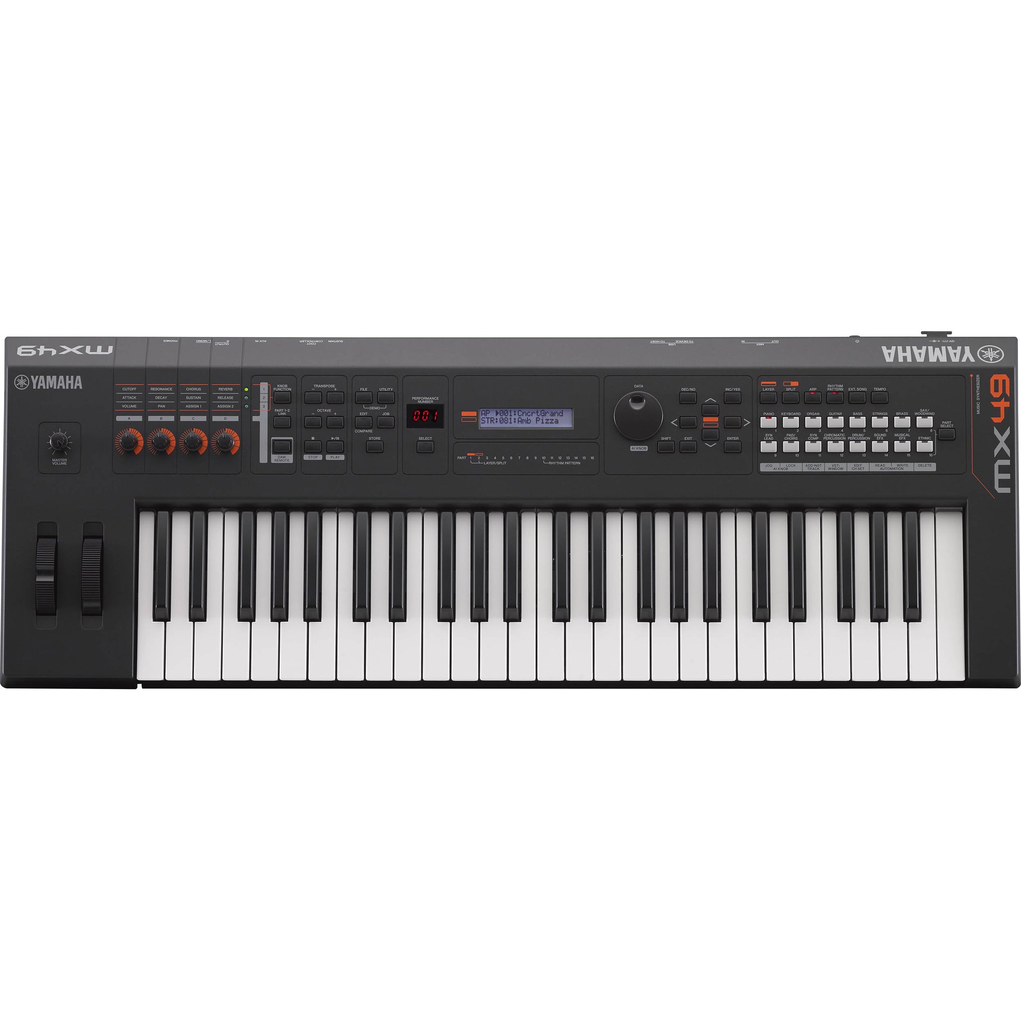Yamaha MX49 49-key Music Synthesizer - Black | Music Experience | Shop Online | South Africa