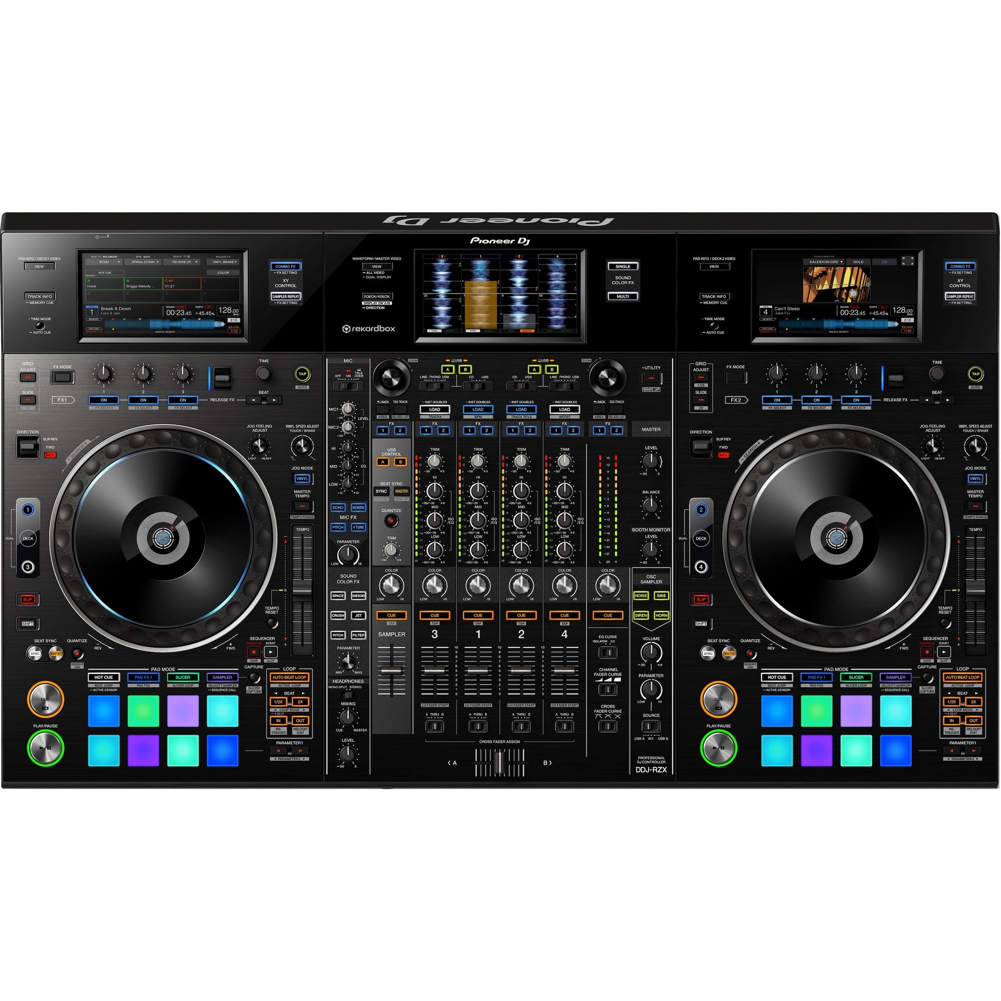 Pioneer DJ DDJ-RZX 4-channel rekordbox DJ/VJ Controller | Music Experience | Shop Online | South Africa