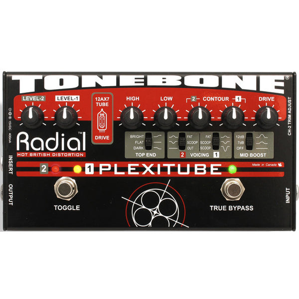 Radial Tonebone Plexitube 2-Channel Tube Distortion