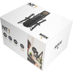 Rode NT1 Kit Cardioid Condenser Microphone with SM6 Shock Mount and Pop Filter