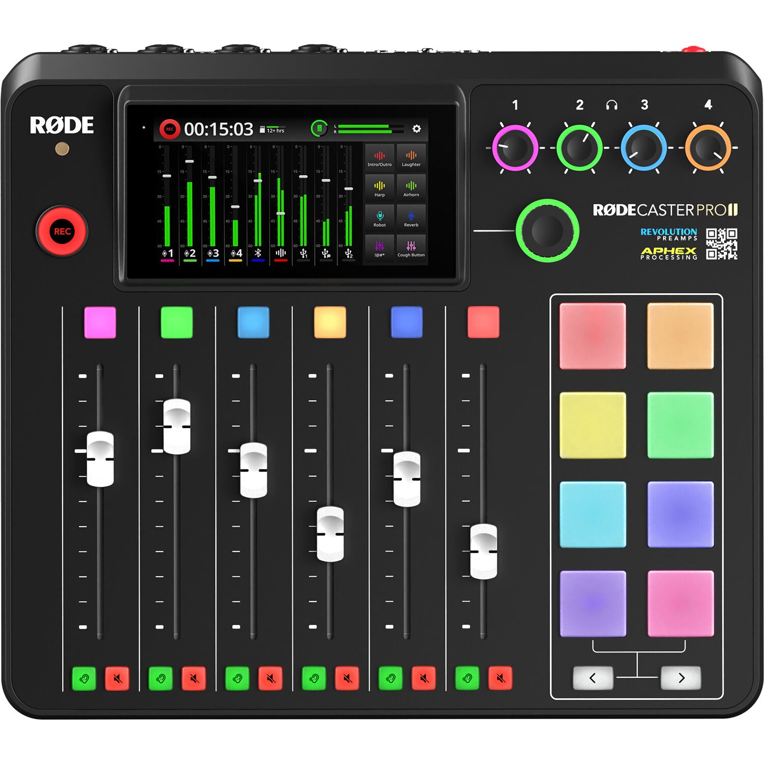 Rode RODECaster Pro II Integrated Audio Podcast Production Studio | Music Experience | Shop Online | South Africa