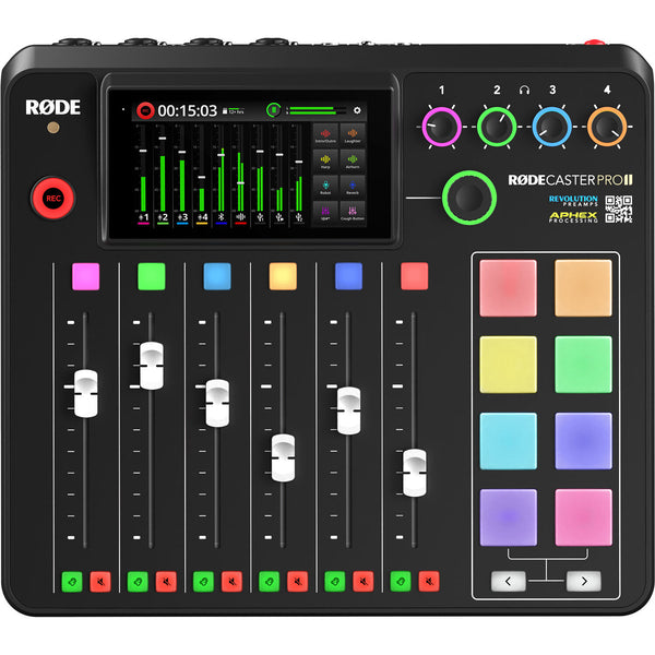 Rode RODECaster Pro II Integrated Audio Podcast Production Studio | Music Experience | Shop Online | South Africa