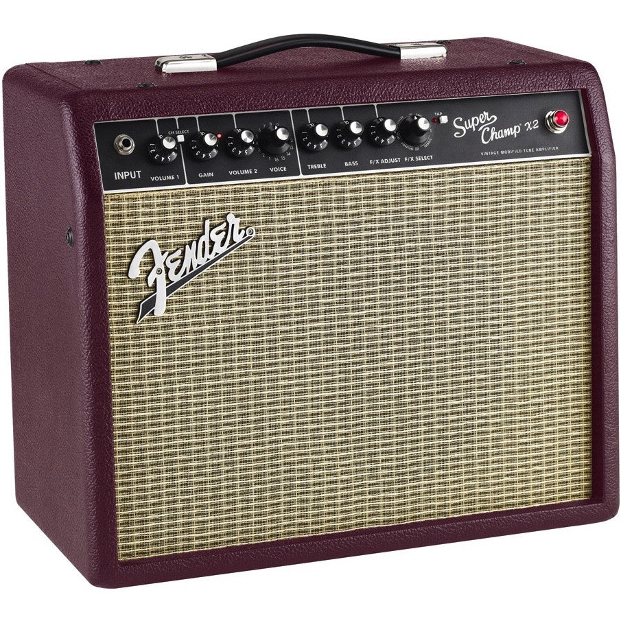 Fender Super Champ X2 FSR 15-watt 1x10" Tube Combo Amp with Celestion G10 Greenback - Wine Red | Music Experience | Shop Online | South Africa