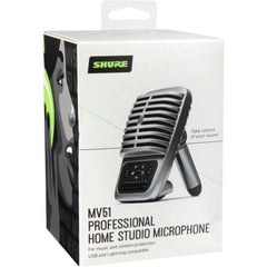 Shure MOTIV MV51 Large Diaphragm Condenser Microphone for iOS and USB | Music Experience | Shop Online | South Africa