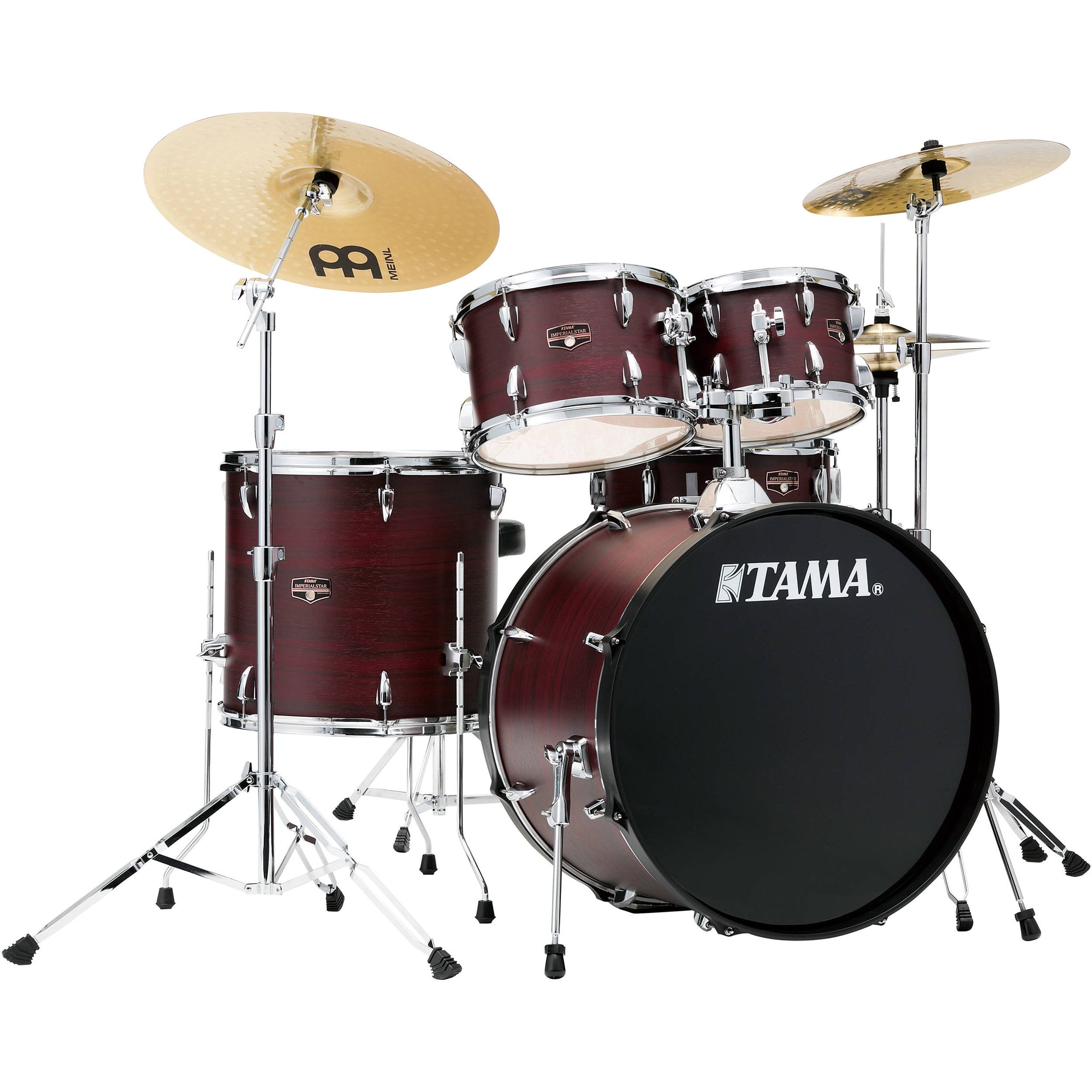 Tama Imperialstar 5-Piece Standard Drum Set Burgundy Walnut Wrap | Music Experience | Shop Online | South Africa