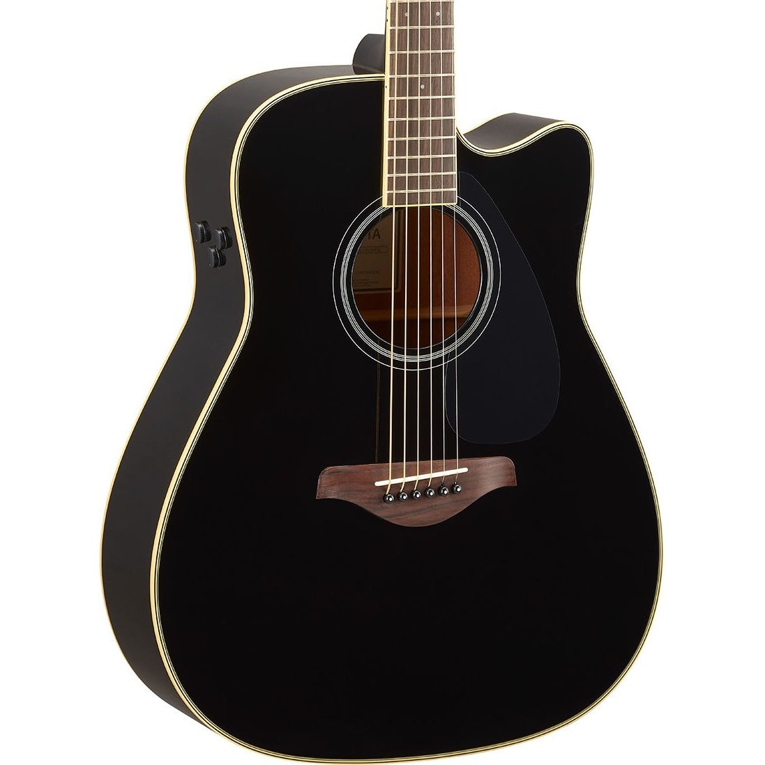  Yamaha FGC-TA TransAcoustic Dreadnought Black | Music Experience | Shop Online | South Africa