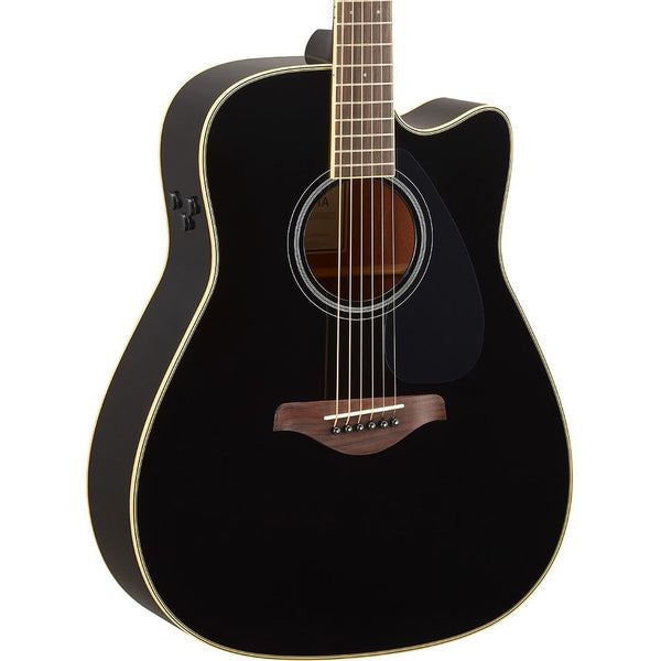  Yamaha FGC-TA TransAcoustic Dreadnought Black | Music Experience | Shop Online | South Africa
