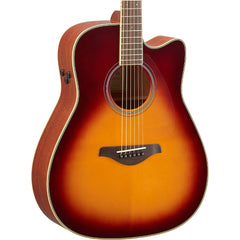 Yamaha FGC-TA TransAcoustic Dreadnought Brown Sunburst | Music Experience | Shop Online | South Africa