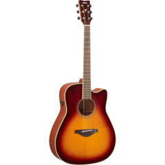 Yamaha FGC-TA TransAcoustic Dreadnought Brown Sunburst | Music Experience | Shop Online | South Africa