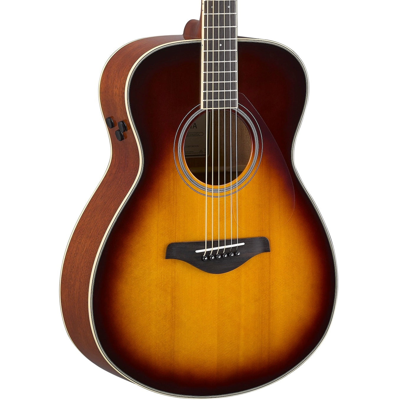 Yamaha FS-TA TransAcoustic Brown Sunburst | Music Experience | Shop Online | South Africa