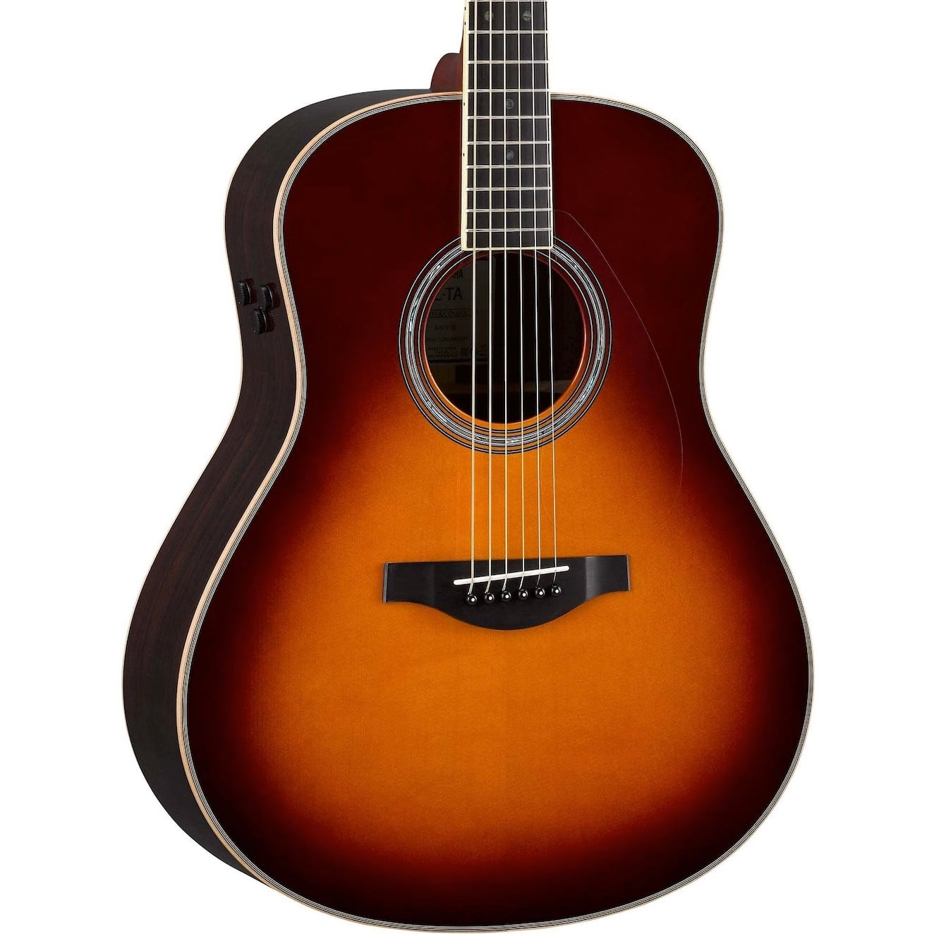 Yamaha LL-TA TransAcoustic Dreadnought Brown Sunburst | Music Experience | Shop Online | South Africa