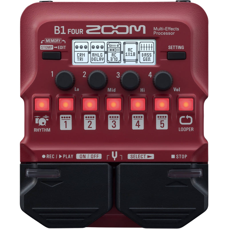 配信機器・PA機器・レコーディング機器 B1 Pedal Expression with Processor Multi-effects Bass FOUR B1X Zoom Processor Multi-Effects FOUR 配信機器・PA機器・レコーディング機器