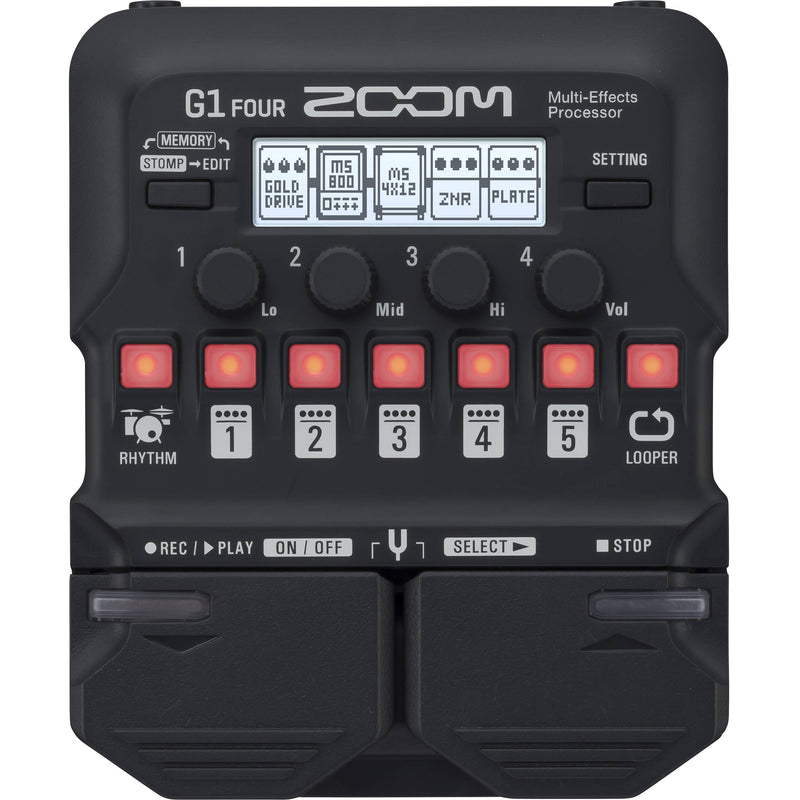 Zoom G1 FOUR✨ Zoom G1 FOUR Multi-effects Processor | Music Experience Online