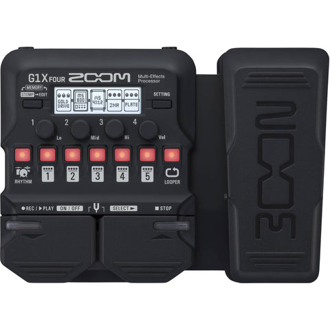 Zoom G1X FOUR Multi-effects Processor | Music Experience Online