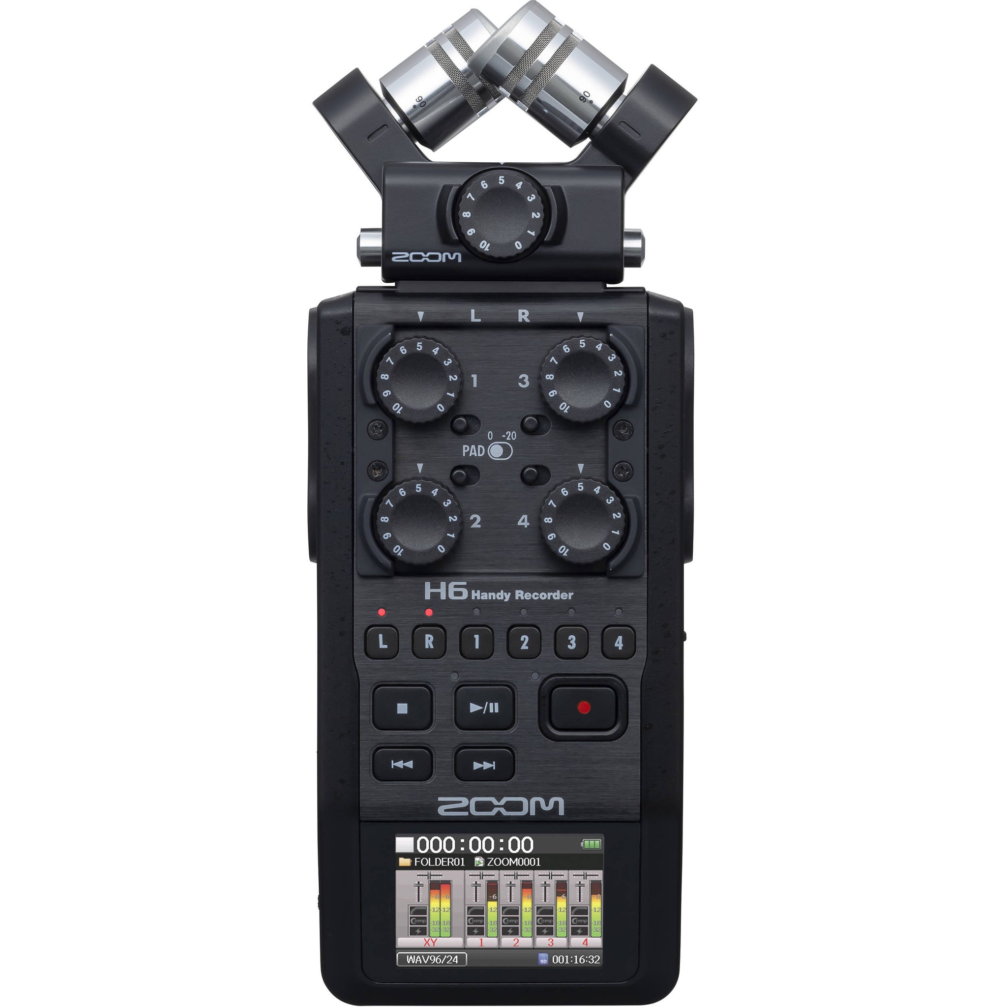 Zoom H6 Black Handy Recorder | Music Experience | Shop Online | South Africa